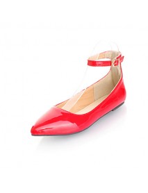 Women's Spring / Summer / Fall Ballerina / Mary Jane Patent Leather Casual Flat Heel Black / Blue / Yellow / Green / Red