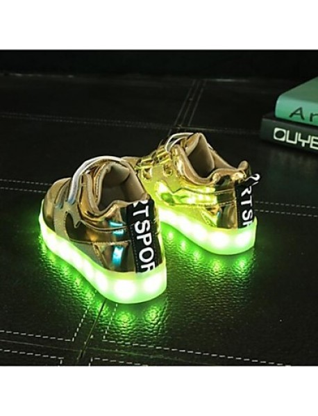 Unisex Kid Boy Girl athletic shoe  Student dance Boot LED Light Athletic Shoe Sport Shoes Flashing Sneakers USB Charge  