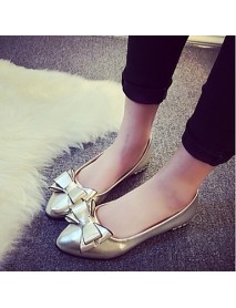 Women's ShoesFlat Heel Comfort/Pointed Toe Bowknot Flats Casual