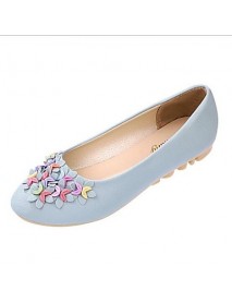 Women's Shoes Patent Leather Flat Heel Round Toe Flats Casual More Colors available