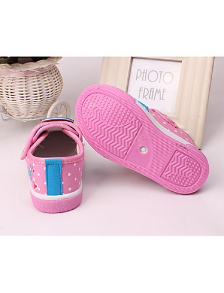 Baby Shoes Outdoor/Casual Canvas Flats Blue/Pink/Coral  