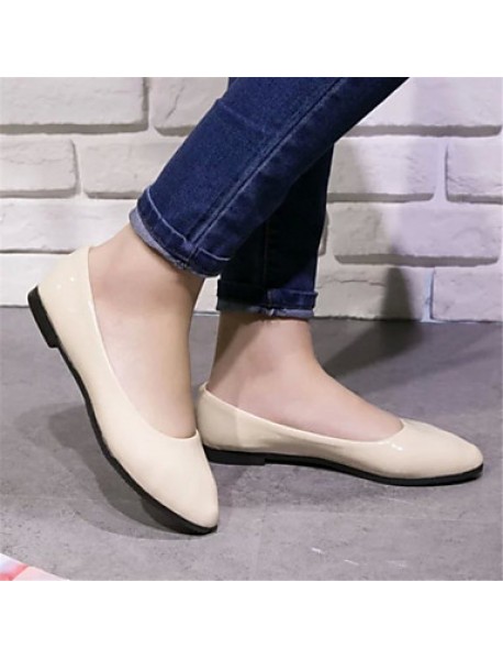 Women's Shoes Flat Heel Pointed Toe Flats Dress Black / Blue / Yellow / Pink / Purple / Red / White / Beige