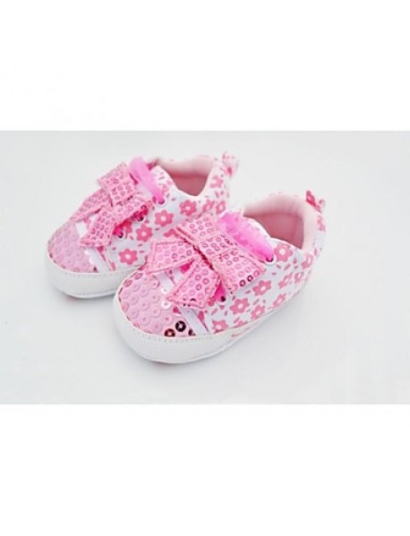 Girl's Flats Spring / Fall / Winter Party & Evening Flat Heel Bowknot Pink  