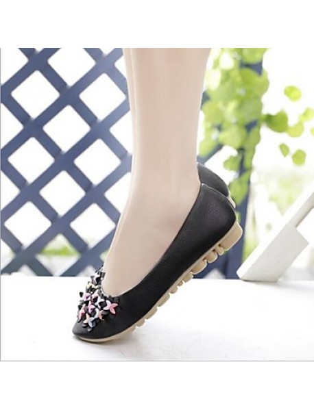 Women's Shoes Patent Leather Flat Heel Round Toe Flats Casual More Colors available