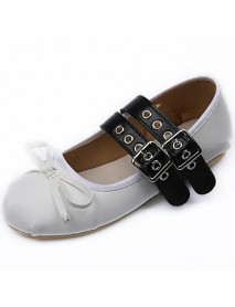 Non Customizable Women's Dance Shoes Leatherette Leatherette Ballet / Latin Flats Flat Heel Practice