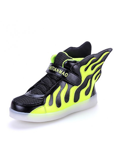 Boys' Shoes Outdoor / Casual Silicone / Tulle Fashion Sneakers / Boat Shoes Blue / Green / White / Fuchsia  