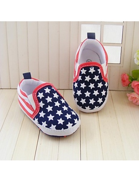 Boy's Flats Spring / Fall / Winter First Walkers / Crib Shoes Twill Athletic Flat Heel Gore Blue  