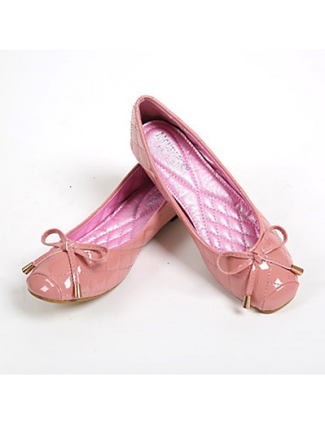 Women's Shoes Leatherette Flat Heel Comfort / Round Toe Flats Casual Pink