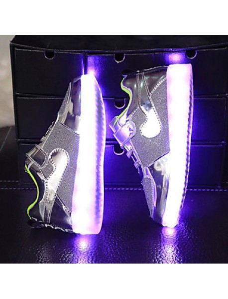 Unisex Kid Boy Girl athletic shoe  Student dance Boot LED Light Athletic Shoe Sport Shoes Flashing Sneakers USB Charge  