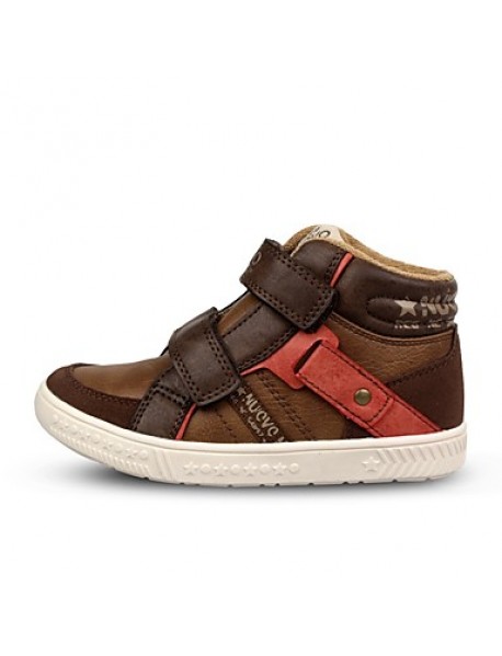   Boy's Sneakers Spring / Fall / Winter Comfort PU / Suede Casual Flat Heel Magic Tape Brown Others  