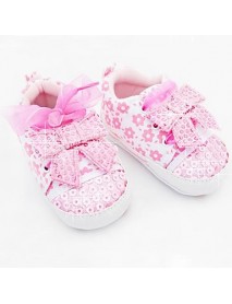 Girl's Flats Spring / Fall / Winter Party & Evening Flat Heel Bowknot Pink  