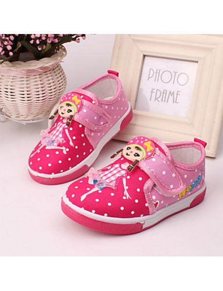 Baby Shoes Outdoor/Casual Canvas Flats Blue/Pink/Coral  