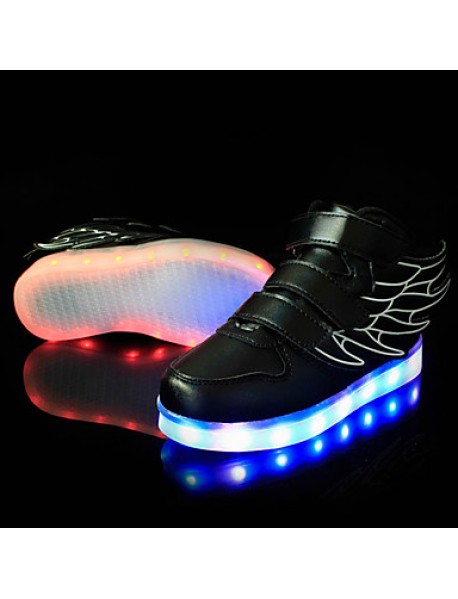 LED Shoes Boys' Shoes Athletic / Casual Synthetic Fashion Sneakers Black / Blue / Green / Pink / Red / White  