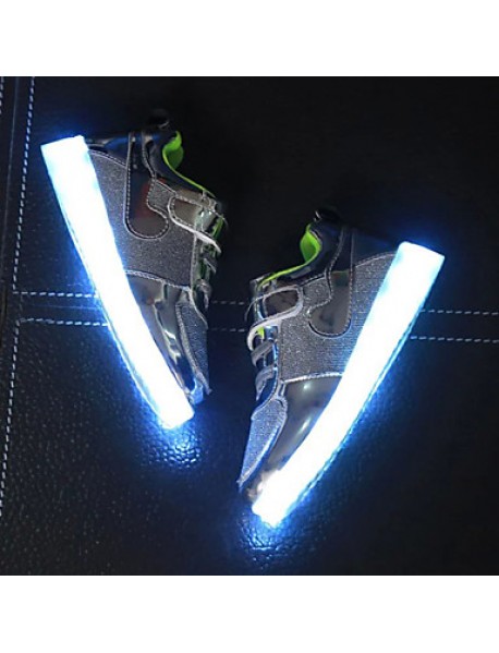 Unisex Kid Boy Girl athletic shoe  Student dance Boot LED Light Athletic Shoe Sport Shoes Flashing Sneakers USB Charge  