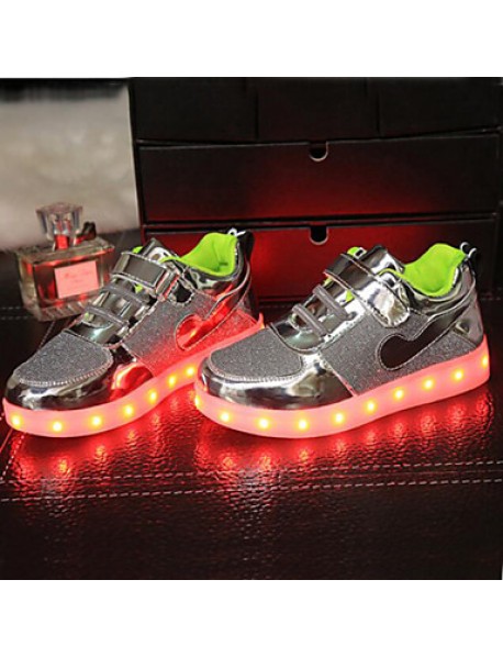 Unisex Kid Boy Girl athletic shoe  Student dance Boot LED Light Athletic Shoe Sport Shoes Flashing Sneakers USB Charge  