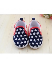 Boy's Flats Spring / Fall / Winter First Walkers / Crib Shoes Twill Athletic Flat Heel Gore Blue  