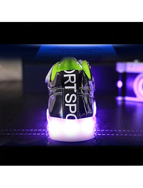 Unisex Kid Boy Girl athletic shoe  Student dance Boot LED Light Athletic Shoe Sport Shoes Flashing Sneakers USB Charge  