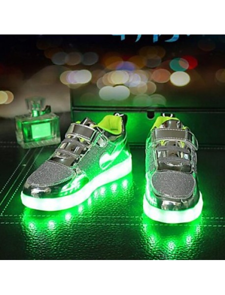 Unisex Kid Boy Girl athletic shoe  Student dance Boot LED Light Athletic Shoe Sport Shoes Flashing Sneakers USB Charge  