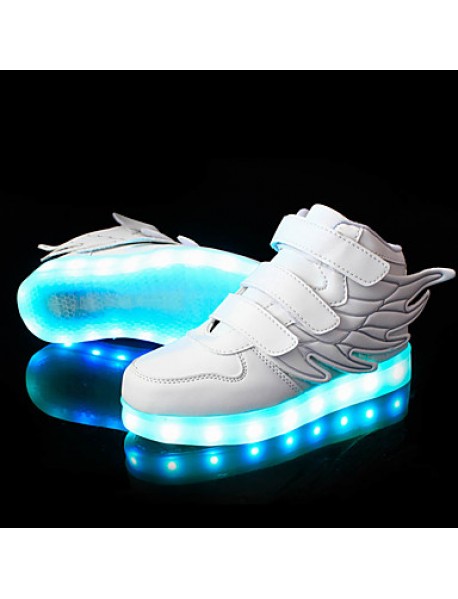 LED Shoes Boys' Shoes Athletic / Casual Synthetic Fashion Sneakers Black / Blue / Green / Pink / Red / White  