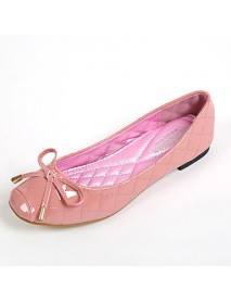 Women's Shoes Leatherette Flat Heel Comfort / Round Toe Flats Casual Pink