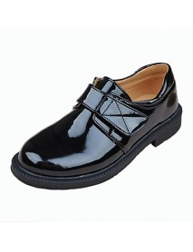 Boy's Comfort Pointed Toe Flat Patent Leather Loafers Shoes Dress shoes Students-shoes school shoes Performance shoes  