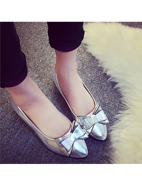 Women's ShoesFlat Heel Comfort/Pointed Toe Bowknot Flats Casual