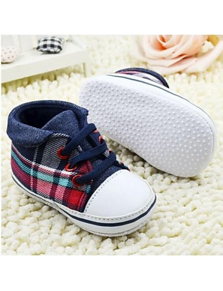 Boy's Flats Spring / Fall / Winter First Walkers Canvas Casual Flat Heel Others Blue  