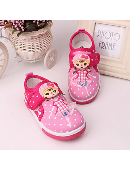 Baby Shoes Outdoor/Casual Canvas Flats Blue/Pink/Coral  